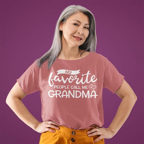 My Favorite People Call Me Grandma Shirt New Grandma T Etsy