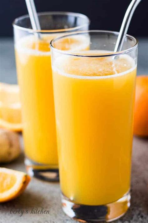 Fizzy Bubbly Orange Drink