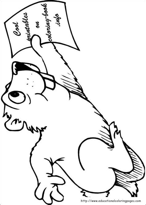Coloring is also a great way to keep the kids busy and engaged, and provide some quiet time for everyone. Groundhog Day Coloring Pages - Educational Fun Kids ...