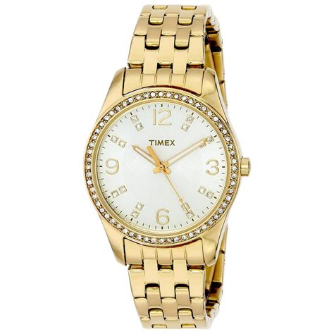 Timex Classic Gold Tone Ladies Watch T2p388