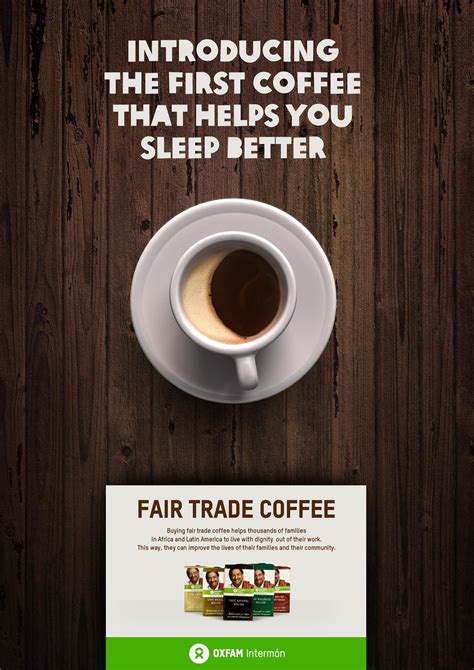 Advertisement By Kitchen Spain Fair Trade Coffee Coffee Advertising
