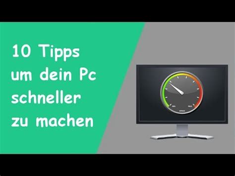 PC schneller machen - 10 Tipps [Win 7/8/10] [Ohne und mit Programm ...
