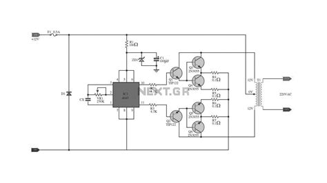 The circuit amplifies and filters the voice audio signals from an electrets : Pdf 5000W Power Amplifier Circuit Diagram : Power Amplifier 1500w Class D Ir2110 Cd4049 ...