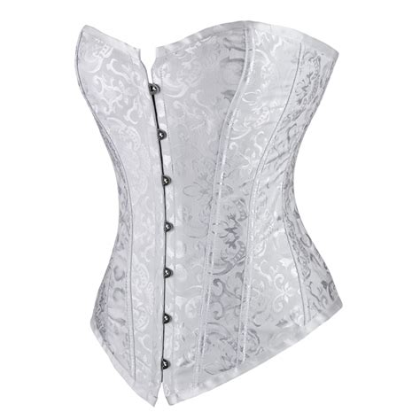 Embroidered Satin Adult Corset N