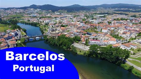 Lisbon is the capital of portugal situated on seven hills at the wide mouth of the river tagus where it meets the atlantic ocean. Barcelos, Portugal (4K DJI Phantom Aerial View) - YouTube