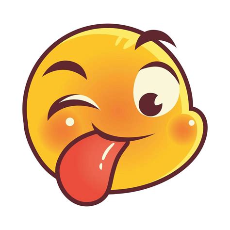 Funny Emoji Tongue Out Emoticon Face Expression Social Media 4311135