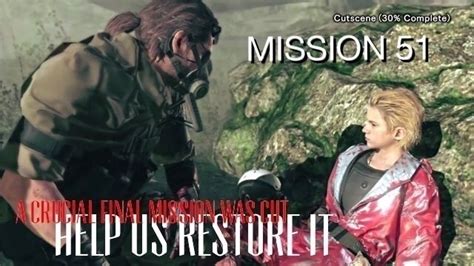 We did not find results for: Petition · Mission 51: Restore MGSV: TPP's Cut Content and ...