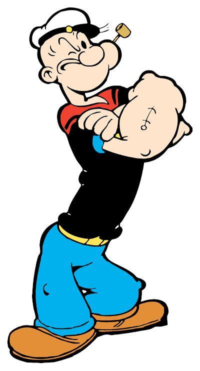 Popeye The Sailor A Cartoon Fictional Character Created By Elzie