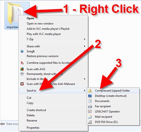 From the main window of startup manager click. How to Zip and Unzip Files using Windows 7 - InMotion ...