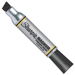 It's one of those markers that smells strongly of alcohol when you take off the cap. Departments - BLACK MAGNUM-44 MARKERS