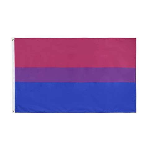 90150cm Double Penetration Polyester Bisexual Flag Double Penetration