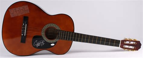 Carrie Underwood Signed Acoustic Guitar Jsa Coa Pristine Auction