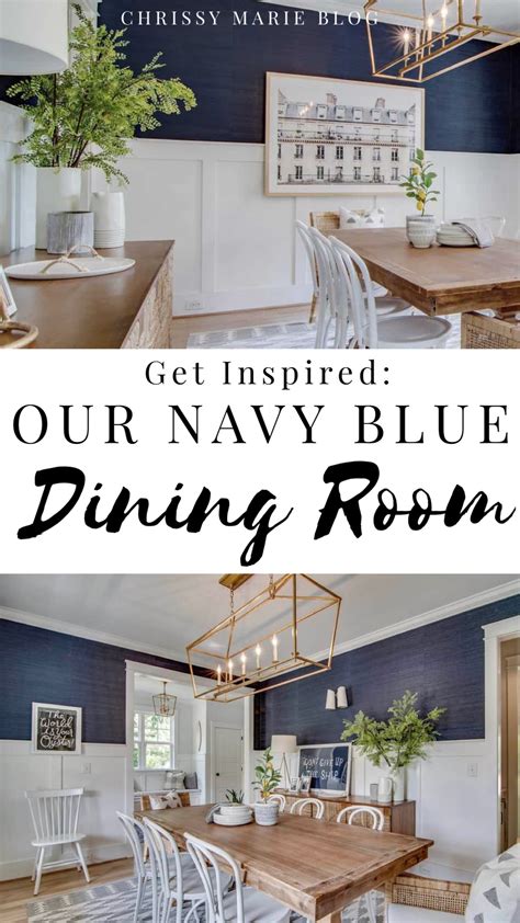 Our Navy Blue Dining Room Artofit