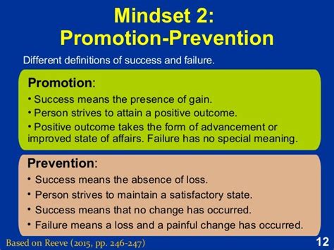 Promotion Promotion Vs Prevention