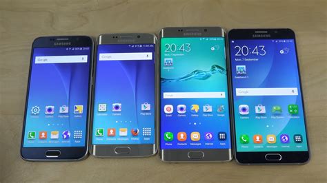 Samsung Galaxy Note 5 Vs Galaxy S6 Vs Galaxy S6 Edge Vs S6 Edge