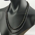 Long Black Pearl Necklace | The Real Pearl Co