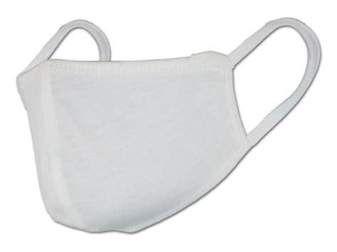 White Reusable Cloth Face Mask Pack Of 10 Face Mask Church Safety