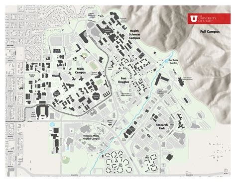University Of Utah Full Campus Map By Hhc 807th Mcds Issuu