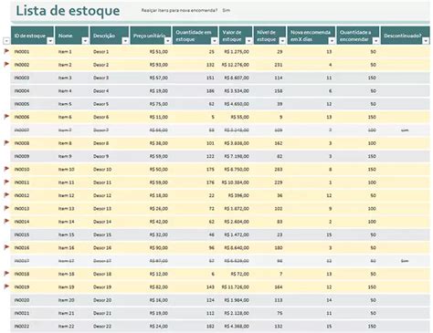 Topo Imagem Modelo De Planilha De Controle De Estoque Br Hot Sex