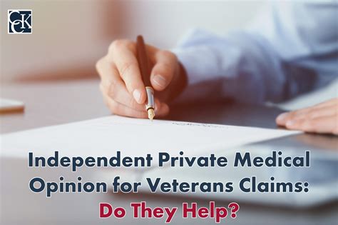 Independent Medical Opinion And Veterans Va Claims Cck Law