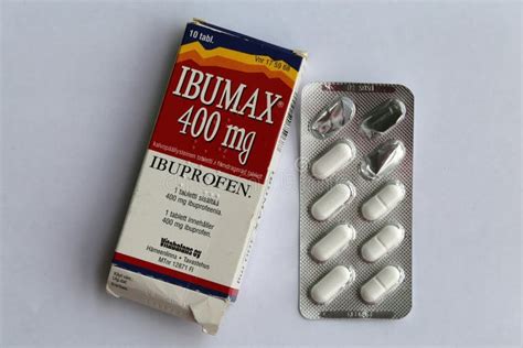 Ibumax Ibuprofen 400mg Tablet Package Editorial Photography Image Of Medical Available