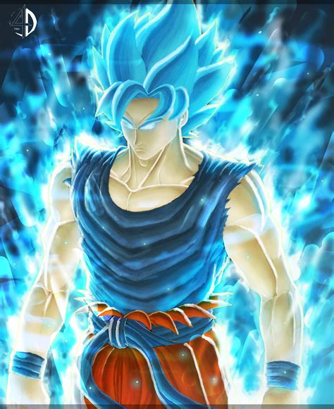 Blue Goku By Eclipse4d On Deviantart