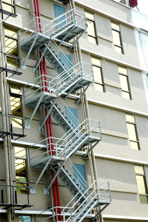 Emergency Stairs Stock Photo Image Of Housing Details 25915828
