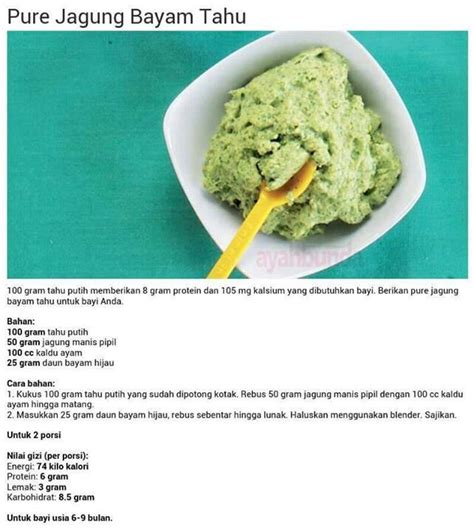 Sekian artikel resep menu makanan bayi usia 6, 7, 8, 9 bulan yang bisa kami. Pin oleh Harni Chrisandha di Resep Makanan Bayi 6 bulan ...