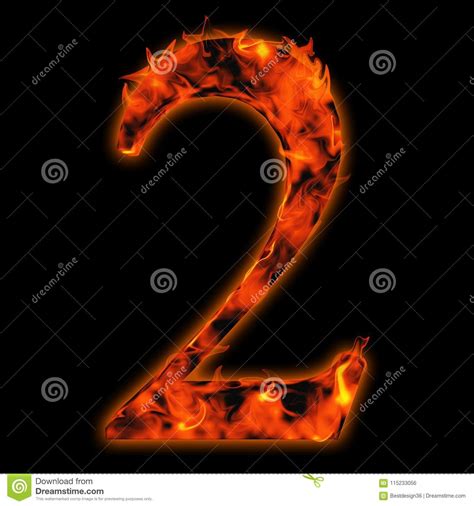 Red Hot Burning Fire Font In Red And Orange Flames Stock Photo Image