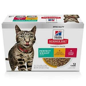 Science diet lifestage foods are specifically designed to offer cats the benefits that matter most for their age. Hill's Science Diet Wet Cat Food, Adult, Perfect Weight ...