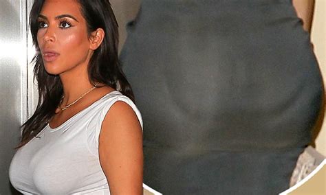 kim kardashian appears to be wearing butt pads with sheer skirt daily mail online