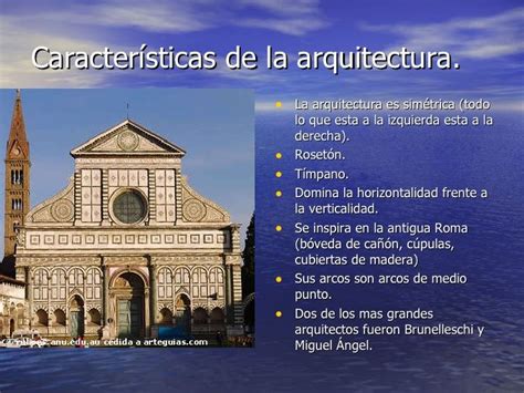 Renacimiento Arquitectura Caracteristicas Generales U