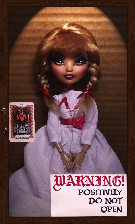Living dead dolls the conjuring annabelle: OOAK Annabelle monster high doll in 2020 | Annabelle doll ...
