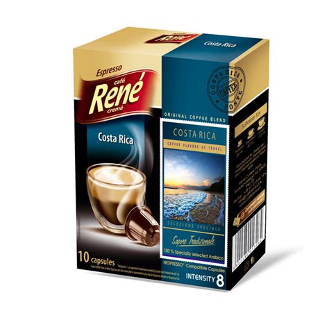 Coffee shop · food & beverage company. Cafe Rene Costa Rica - coffee capsules for Nespresso