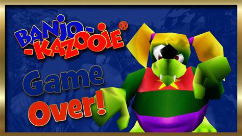 Banjo Kazooie Game Over Screen N64 Nintendo Switch Online Youtube