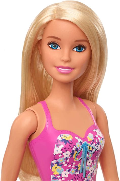 Barbie Doll Blonde Wearing Swimsuit Square Imports