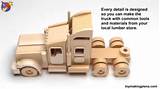 Pictures of Free Wood Toy Truck Plans