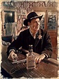 Sheriff having a drink, western western western photo shoot | Old west ...