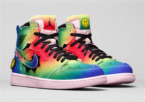 Global superstar j balvin's colorful air jordan 1 high collaboration is slated to release in december 2020. Model J Balvin x Air Jordan 1 'Colores Y Vibras' Sungguh Unik