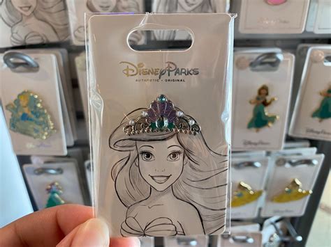 Photos New Ariel Belle And Rapunzel Disney Princess Tiara Pins
