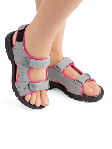 Adjustable Womens 3 Strap Sports Sandals Adjustable Straps Durable