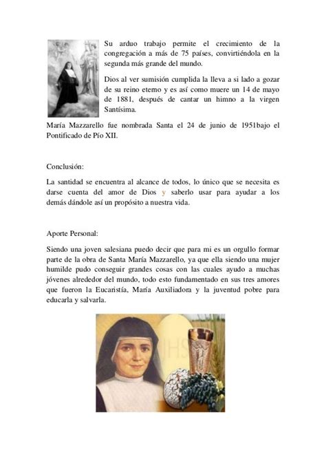 Biografia Santa Maria Mazzarello
