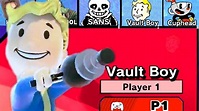 Play As Vault Boy in Super Smash Bros Ultimate x Fallout Vault Boy ...