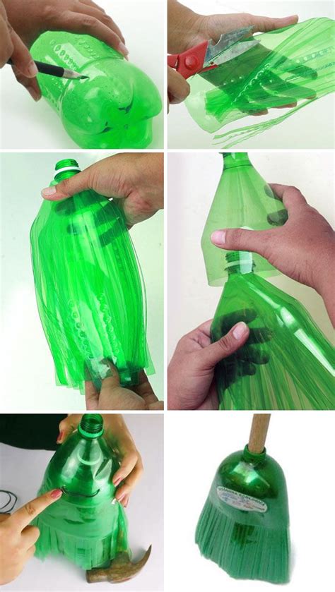 You Can Use Plastic Soda Bottles To Make A Broom Reuse Plastic Bottles
