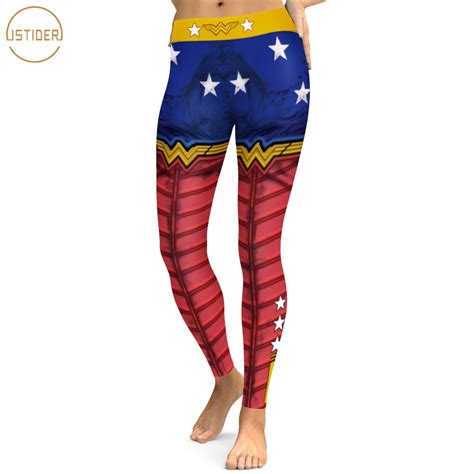Istider 2018 New Wonder Woman 3d Printed Fitness Leggings Sexy Girl