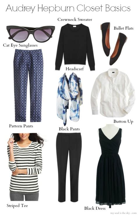 Closet Basics From Audrey Hepburn Missy Sue