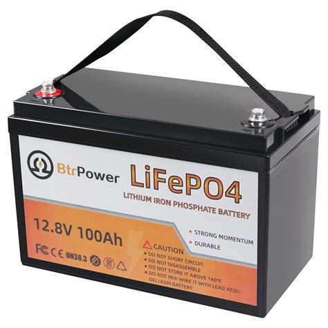 12v 100ah Lithium Battery Deep Cycle Lifepo4 Battery With Built In 100a