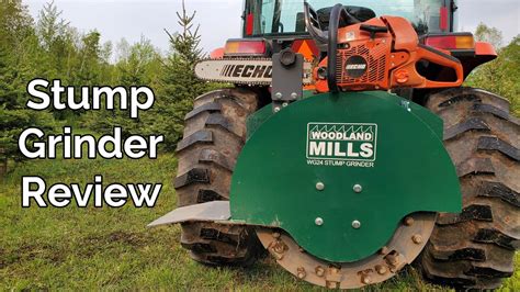 Woodland Mills Stump Grinder Review And Demo Youtube