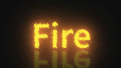 Fire Text Animation Effects CSS SVG Animated Text Typography