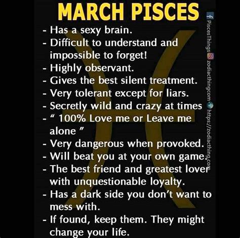 This decan is strongly influenced by the planet pluto. I'm not March, end of Feb but this fits me to a T ...